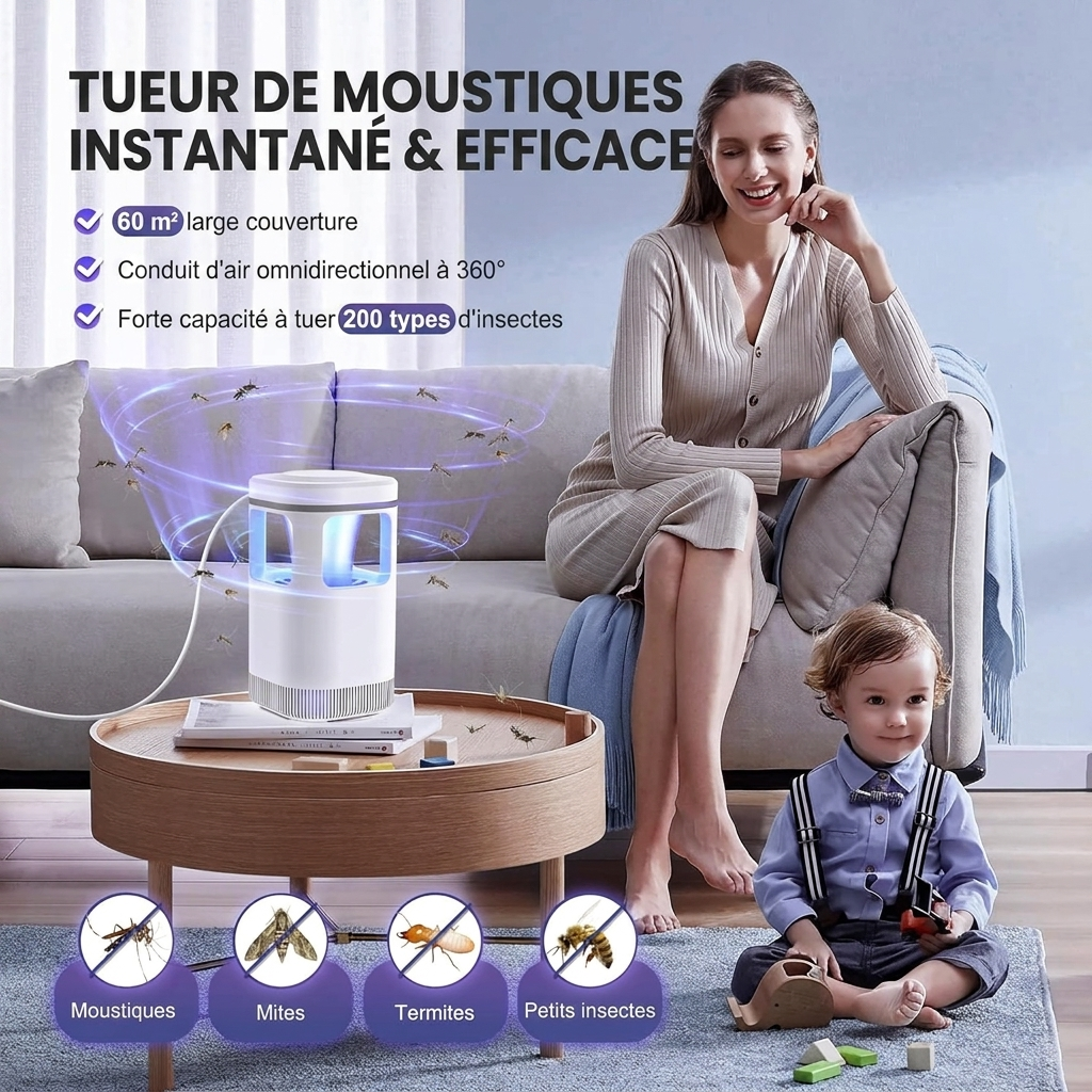 Piège Moustique Ultra UV